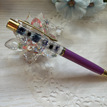 ハーバリウムボールペン　ハンドメイド　替芯付き