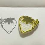 イチゴウサギのメモはんこ