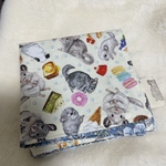 チンチラ　ハンカチ　スイーツ柄