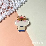 秋限定🍁運動会リスさんのブローチ