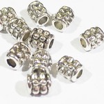 メタルビーズバレル　ＡS　4ｍｍ　50個