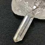 レア☆一点物 ヒーリングパワーストーン 天然石 ヒマラヤ・マニカラン水晶 トライゴーニック＆タイムリンク 原石ネックレス