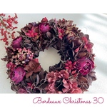 送料込*Bordeaux Christmas Wreath  30