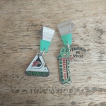 vintagetoffee　vintagepins　グリーン　緑　サージカルステンレス　ウッド　ヴィンテージ　アンティーク　シンプルピアス　イヤリング