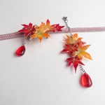 ご依頼品  紅葉帯留め、帯飾り