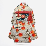 着物のお祝い袋1837 ご祝儀袋　紅葉