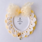 milky vampire† yellow ダブルフリルレース首輪  [wf-138]¥2400  10.22sun 21:00-