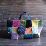 yuki0808様ご注文のお品　Knit-Patchwork-Bag 