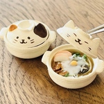 ねこ鍋焼きうどん