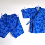 ちょうちょの甚平　　９０㎝