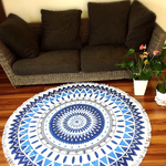 SALE☆7月限定！送料無料！¥5420→¥4420【ラウンドビーチタオル】