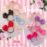 🌹Rose Princess ペット用カチューシャ🎀tsubomi🎀 【受注制作】 【ネコポス対応】赤❤️白🤍黒🖤水色🩵ピンク🩷パープル💜サテン🩷薔薇🌹蕾🌹撮影会誕生日