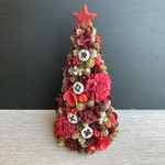79hiromiさま専用【クリスマス】木の実たっぷりのクリスマスツリー　Ｌサイズ　ナチュラル・レッド