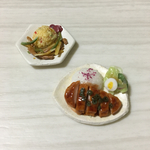 『中華でランチ♪』◆油淋鶏・チャーハン等◆ミニチュアフード ２個セット