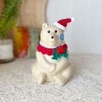 再販13しろくま貯金箱 クリスマス🎄ヒイラギ2点セット