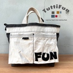 tuttifun＊apron  Pocket  bag  ➖C･W