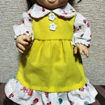 ぽぽちゃん☆黄色のロングワンピース