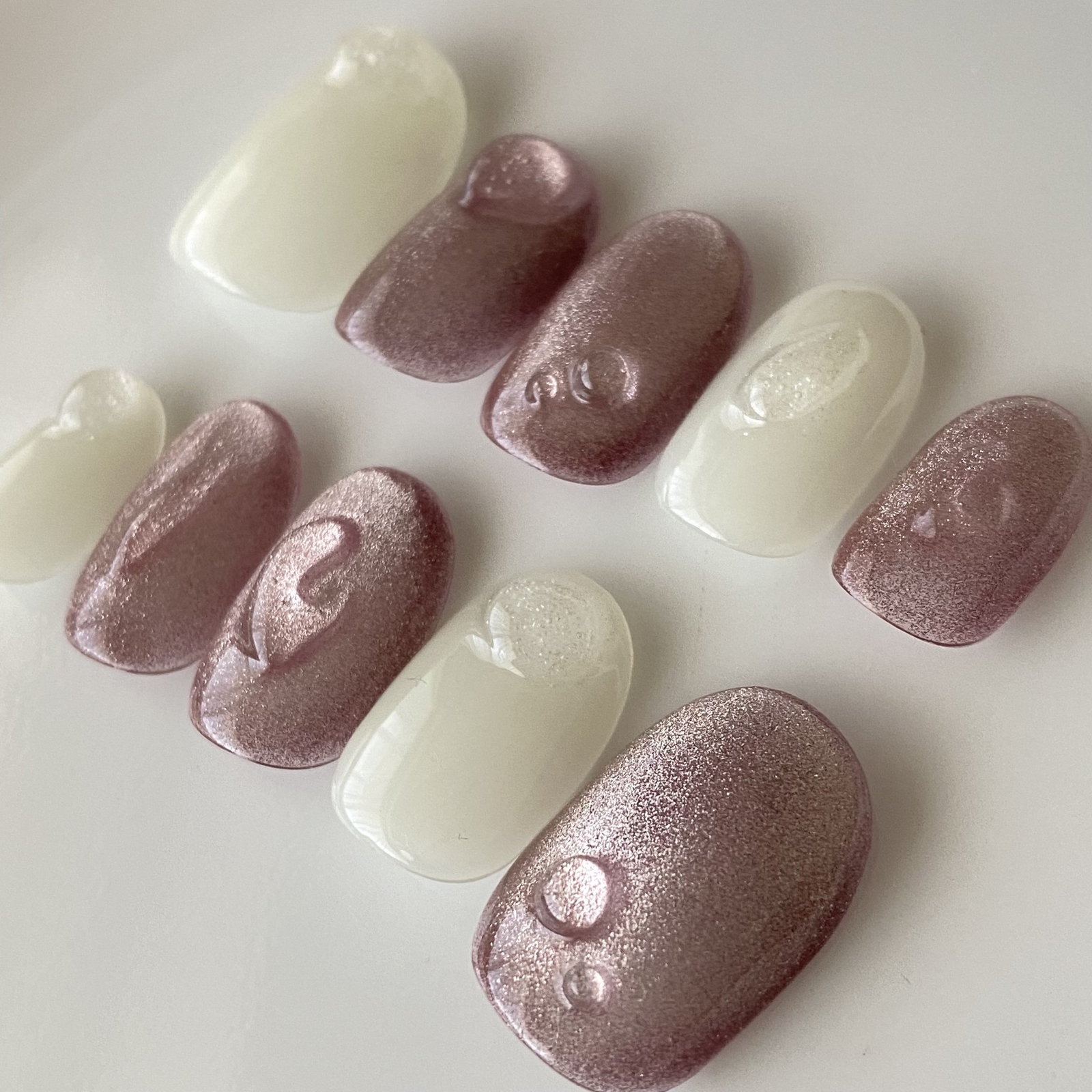 サイズオーダー】ネイルチップ マグネットネイビー - puutih | minne