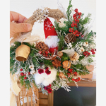 《再販》クリスマスリース🎄森のサンタさん