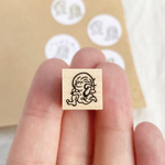 ミニ風神はんこ　スタンプ　ワンポイント　連絡帳