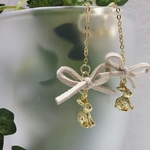 リボン🎀とうさぎのイヤリング