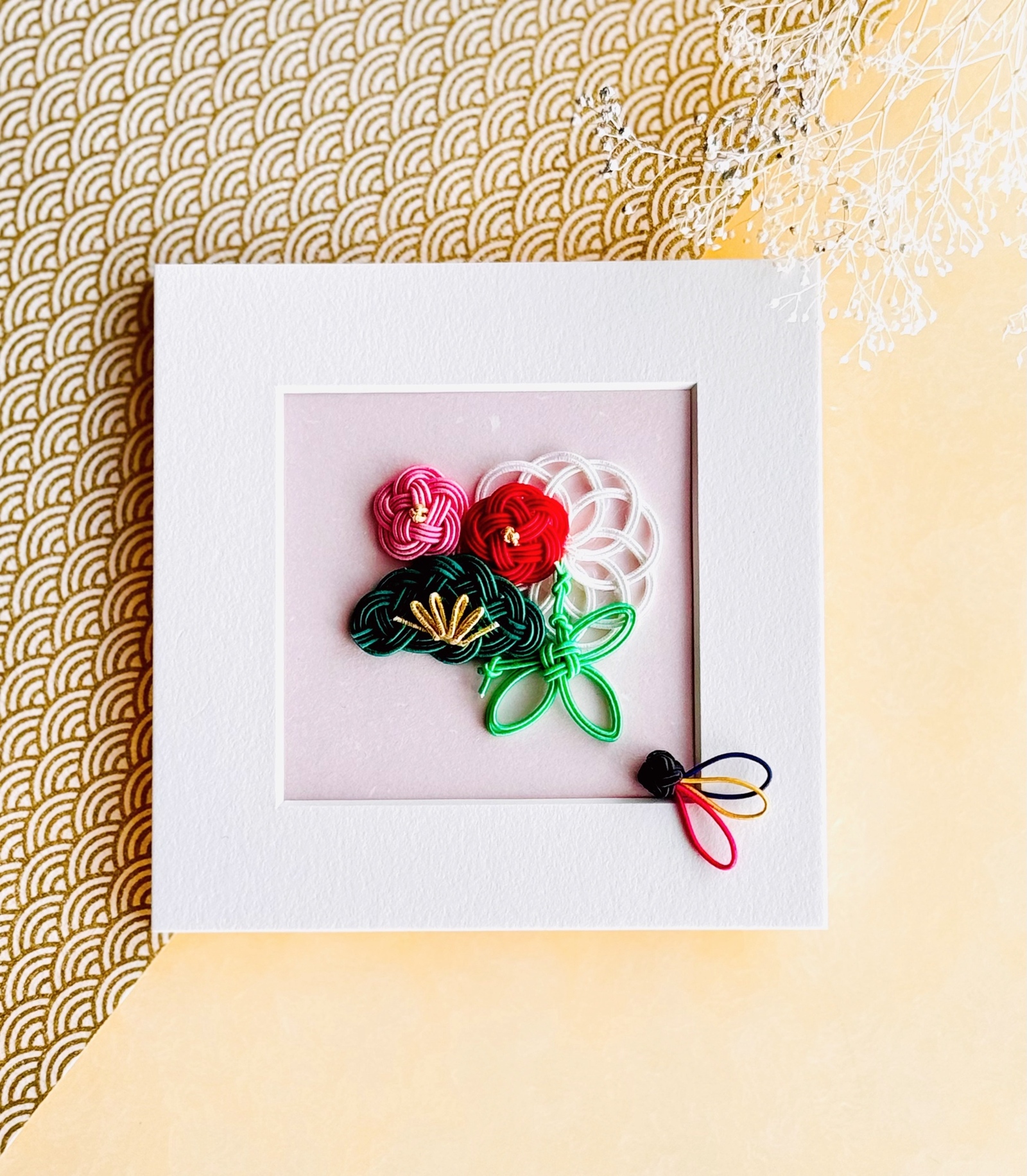 水引お正月飾り松竹梅ミニフレーム - TOMOEMON05'S GALLERY | minne