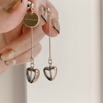 clear heart beads pierce