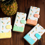 【手帳型】Pineapple flavor-パイナップルフレーバー- 各機種ケース対応<スマホケース/iphoneケース/アイフォンケース/スマホカバー/iphoneカバー>