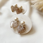 （ピアス）pearl×heart