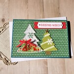 《ツリーモチーフのシャカシャカクリスマスカード》