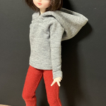 フード付きトップス☆22センチドールの洋服