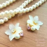 purity lily flower＊ピアス