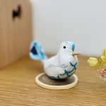 ⚮̈ミナペルホネン ハンドメイド⚮̈NO.26 お座り 小鳥 の オブジェ 置物
