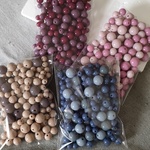 [4袋セット] Sale 6.8.10mm アクリルビーズ  ラウンド くすみカラー