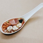 ラーメンのミニチュアフード「ワンタンメン」
