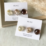 ピアス・beige brown