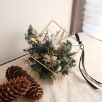 【クリスマス早割】２WAY クリスマスキューブインテリアオブジェ