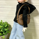 フード付きトップス☆リカちゃんブライスの洋服(黒)
