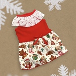 完成品犬服LL+☆大きめクリスマスワンピース