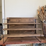 折りたたみ飾り棚　奥行き広