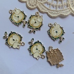 5個　レモネード　セレブスタイルカラフルチャームセット　約25mm×20mm　T232-0