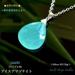 ⭐️レア希少石⭐️アイスアマゾナイト✨Silver925Top✨希望の石✨Juwelry天然石ネックレス💫
