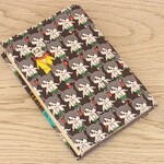 【文庫本】ゴムバンド栞付ブックカバー★ATOM アトム★グレー