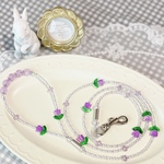 うさぎ用ビーズリード　チューリップ🌷　パープル