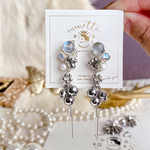Silver long charm