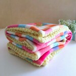 *ふんわりあったかワッフルボアブランケット*カラフルブロック*キャンデーカラー*ひざ掛け*ベビーカー*ワンちゃん*ネコちゃん*ペットマット