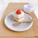 【再販】羊毛×スクエアショートケーキストラップor飾る用