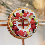 【10/29(日)20:00～】クリスマス  リースタルトブローチ