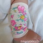 【SALE】リボン付きレッグウォーマー☆ジュリアンPINK