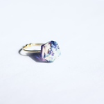 50 color of glass jewel ring にじ　#20